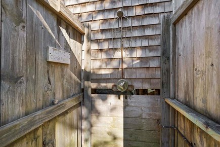 Orleans Cape Cod vacation rental - Outside shower, a Cape Cod vacation must have