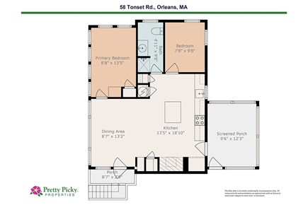 Orleans Cape Cod vacation rental - Floor plan