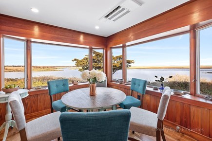 Orleans Cape Cod vacation rental - Dining room has panoramic water views