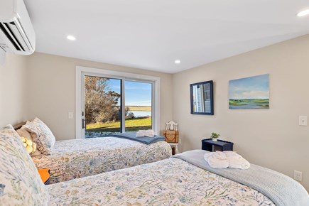 Orleans Cape Cod vacation rental - Slider to the side deck off the twin room