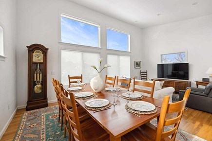 Eastham Cape Cod vacation rental - When it’s time to eat, gather around the six-person table for a family-style meal.