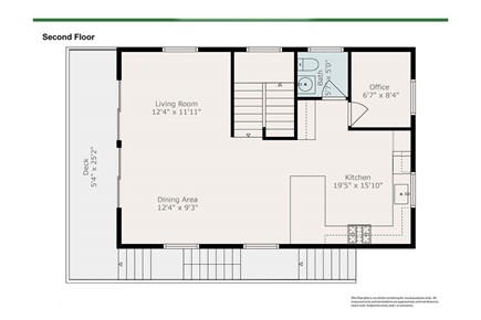 Eastham Cape Cod vacation rental - Floor Plan - Second Level