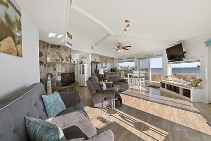 West Dennis Cape Cod vacation rental - Gas fireplace