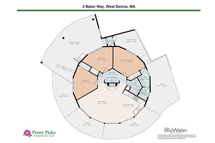 West Dennis Cape Cod vacation rental - Floor plan