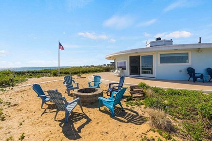 West Dennis Cape Cod vacation rental - Wood fire pit for cool summer evenings