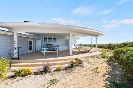 West Dennis Cape Cod vacation rental - Spectacular and unique oceanfront home with large private beach