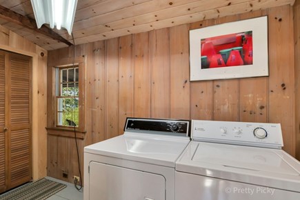 Harwich Cape Cod vacation rental - Washer dryer off entryway of first floor