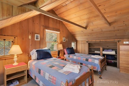 Harwich Cape Cod vacation rental - One of three bedrooms on the second floor. This one featuring three Twin beds