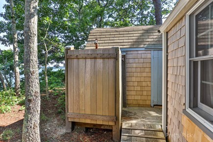 Harwich Cape Cod vacation rental - Nothing screams a Cape Cod Vacation like an outside shower
