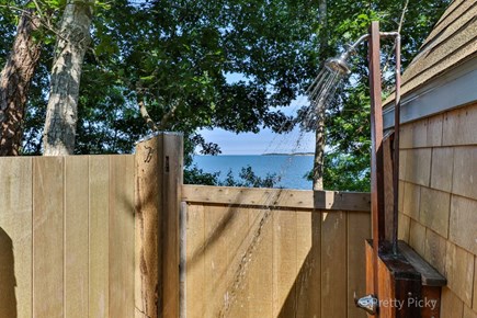 Harwich Cape Cod vacation rental - View from outside shower