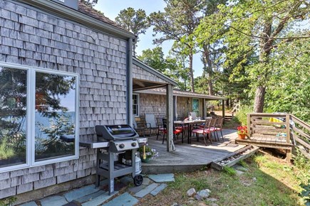 Harwich Cape Cod vacation rental - Exterior view of the deck and grilling area