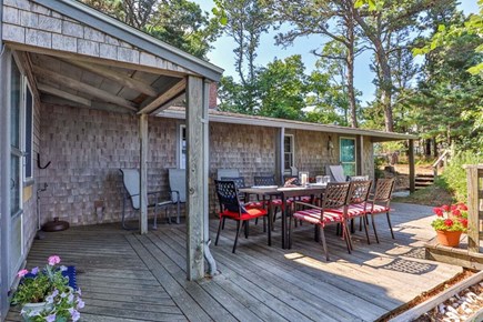 Harwich Cape Cod vacation rental - Exterior view of the deck and furniture