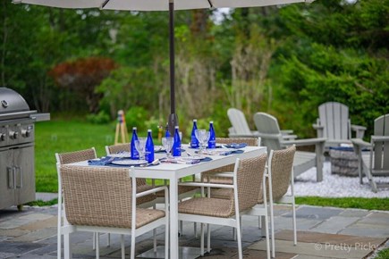 Harwich Cape Cod vacation rental - Inviting exterior dining perfect for lunches or dinners