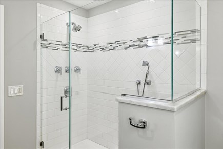 Chatham Cape Cod vacation rental - Walk-in shower in the first floor primary bedroom