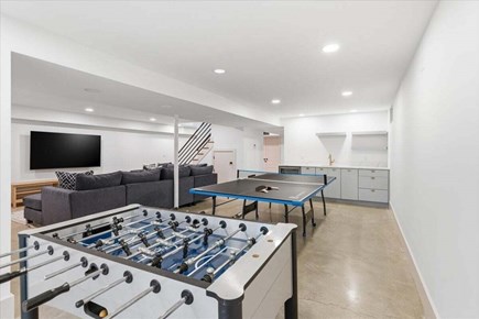 Chatham Cape Cod vacation rental - Finished walkout lower level with ping pong, foosball and more