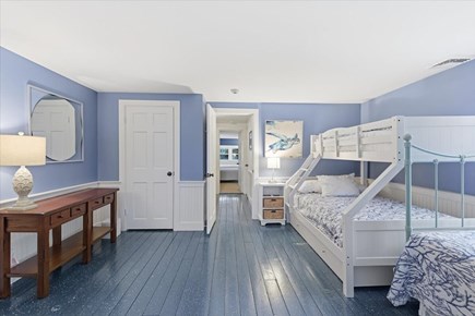 Orleans Cape Cod vacation rental - Guestroom with a Twin bed and a a bunk ( Twin over Double bed)