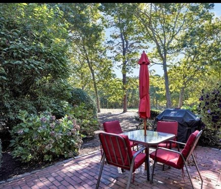 New Seabury Cape Cod vacation rental - Private deck area with grill
