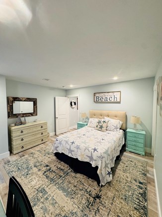 Dennis Port Cape Cod vacation rental - Queen bedroom with ensuite bathroom in basement