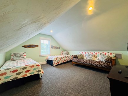 Dennis Port Cape Cod vacation rental - Large loft area with flat screen TV - 2 twins and trundle
