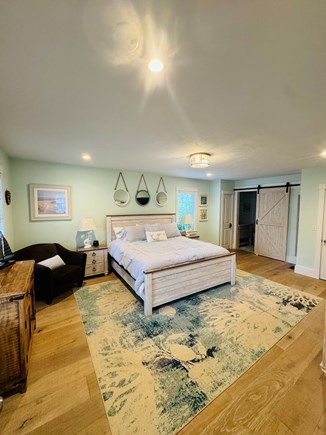 Dennis Port Cape Cod vacation rental - First floor king master-bedroom with ensuite bathroom