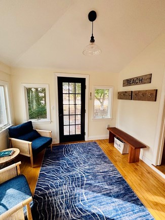 Eastham Cape Cod vacation rental - Sunny front entrance. Great place for morning tea or coffee.