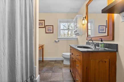 Eastham Cape Cod vacation rental - First floor, large full bathroom with tub.