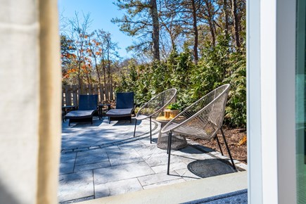 Truro Cape Cod vacation rental - View from primary bedroom and easy access to back patio