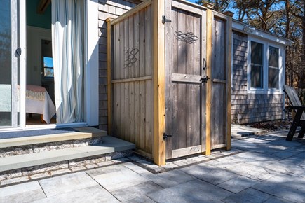 Truro Cape Cod vacation rental - Outdoor shower, a must-have on the Cape!