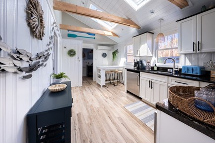 Truro Cape Cod vacation rental - Bright open kitchen with skylights and vaulted ceiling