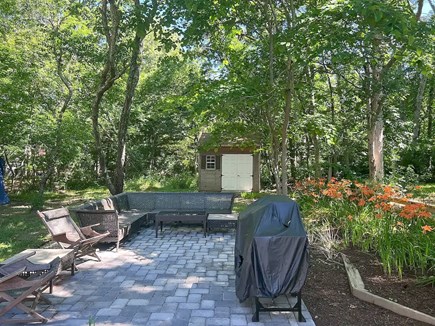 Falmouth Cape Cod vacation rental - Spacious stone paver patio