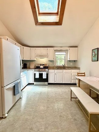 Falmouth Cape Cod vacation rental - Fully equipped kitchen with gas stove and Keurig coffee maker