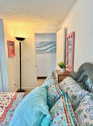 Falmouth Cape Cod vacation rental - First-floor queen bedroom with closet, A/C, and linens