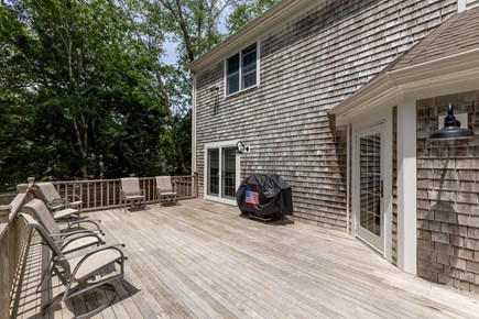 Yarmouthport Estate Cape Cod vacation rental - Large Deck with room for the whole family