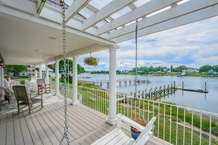 Bourne, Buzzards Bay Cape Cod vacation rental - Enjoy the views of Butler cove from the swing