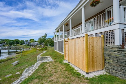 Bourne, Buzzards Bay Cape Cod vacation rental - New outdoor shower