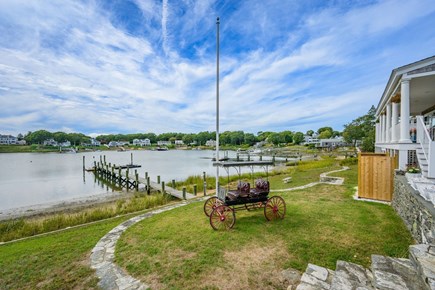 Bourne, Buzzards Bay Cape Cod vacation rental - Path to the dock