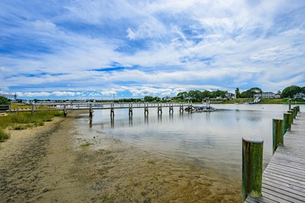Bourne, Buzzards Bay Cape Cod vacation rental - View of Butler Cove from the dock