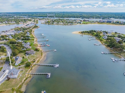 Bourne, Buzzards Bay Cape Cod vacation rental - Aerial view of property