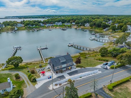 Bourne, Buzzards Bay Cape Cod vacation rental - Aerial view of property