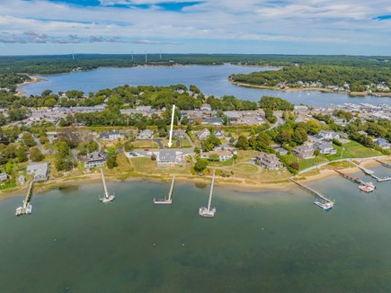 Bourne, Buzzards Bay Cape Cod vacation rental - Aerial view of property