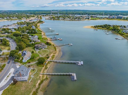Bourne, Buzzards Bay Cape Cod vacation rental - View of property and dock