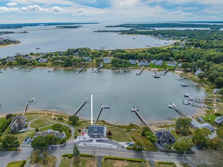 Bourne, Buzzards Bay Cape Cod vacation rental - Aerial view of property