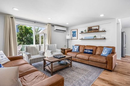 West Dennis Cape Cod vacation rental - Main level livingroom
