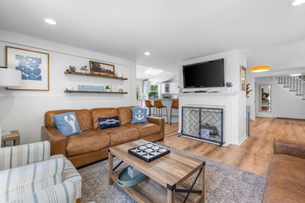 West Dennis Cape Cod vacation rental - Main level livingroom