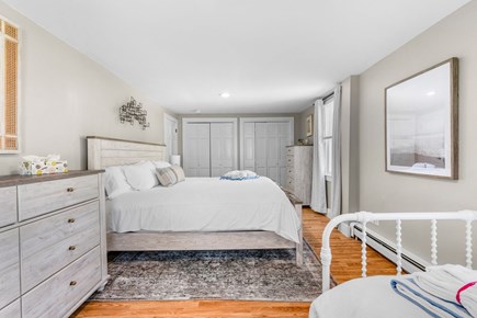 West Dennis Cape Cod vacation rental - Bedroom 2- King and 2 twins- First floor