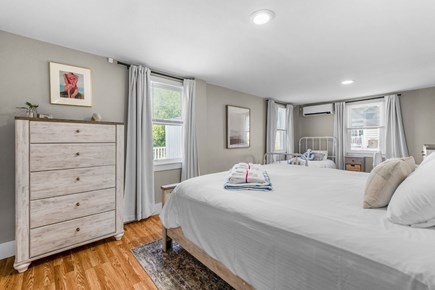 West Dennis Cape Cod vacation rental - Bedroom 2- King and 2 twins- First floor
