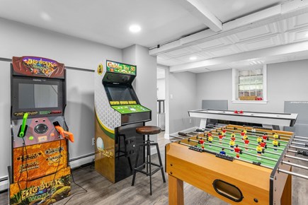 West Dennis Cape Cod vacation rental - Gaming room in lower level