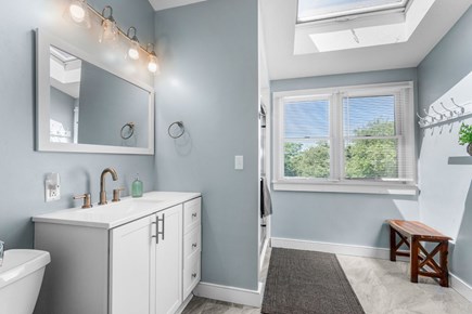West Dennis Cape Cod vacation rental - Bathroom 3 - Full with shower- Ensuite to bedroom 3