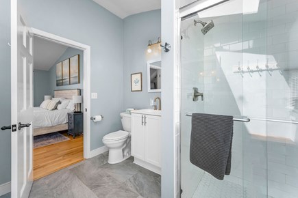 West Dennis Cape Cod vacation rental - Bathroom 3 - Full with shower- Ensuite to bedroom 3