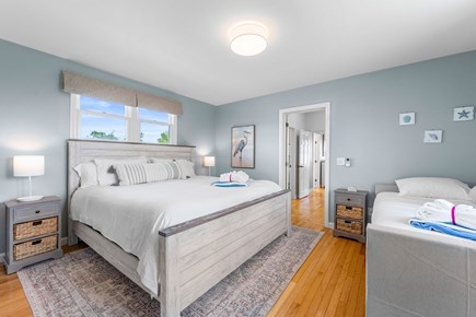 West Dennis Cape Cod vacation rental - Bedroom 4- King and 2 twins - Second floor